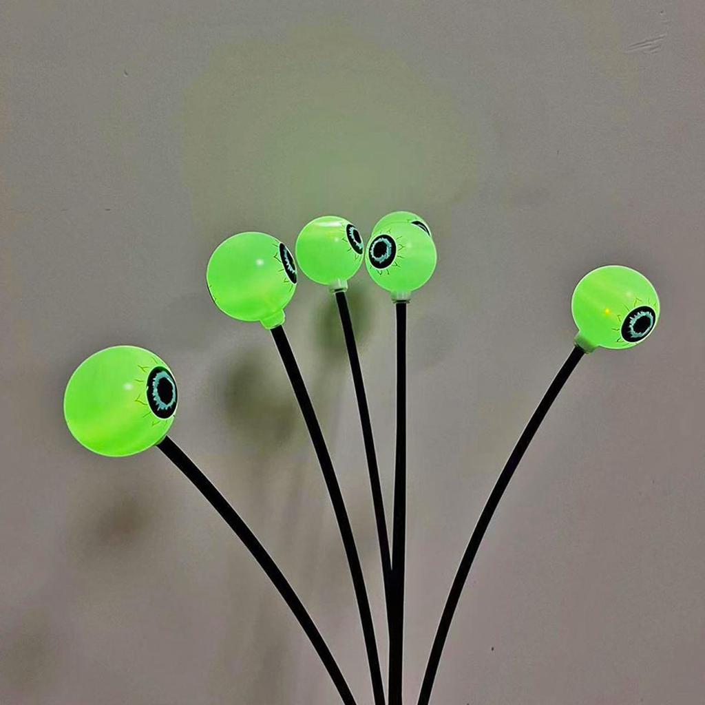 Halloween Solar Scary Eyeball Led Light Decorative Lights Outside House Party Decoration Firefly Garden Outdoor Lighting Effects