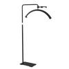 24" Half-Moon U-Shaped Beauty Floor Lamp - LED Fill Light for Nail Art, Eyelash Extensions, Eye Protection