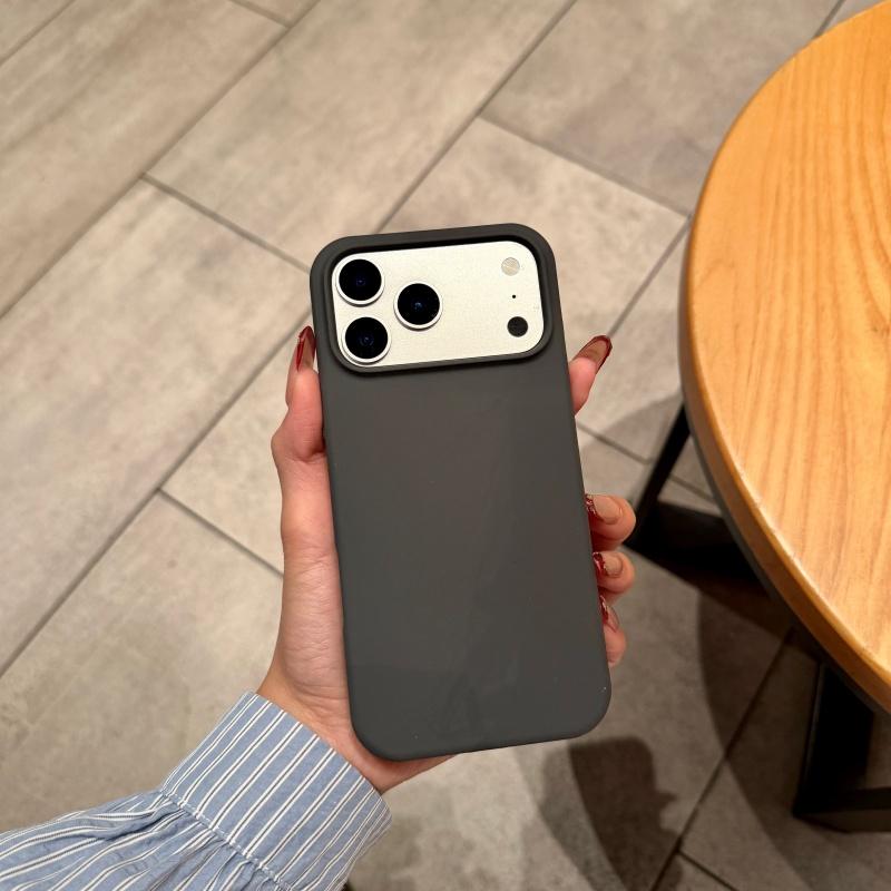 

Silicone Case for iPhone 17 Air 16 15 14 13 12 Pro Max Plus 11 Shockproof Candy Official Liquid Soft Back Cover iPhone 12