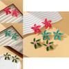 Stylish Alloy Drop Oil Flower Earrings Trendy European American Floral Dangles