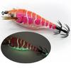 Glows Squid Jigs Lures Cuttlefish Sleeve Squid Jigs Baits Night Fishing Octopuses Lures Hard Artificial Shrimp Baits