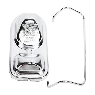 Master Cylinder Cover Cap Metal Chrome Rust Proof Brake Master Cylinder Cover Replacement for Bendix Style Master