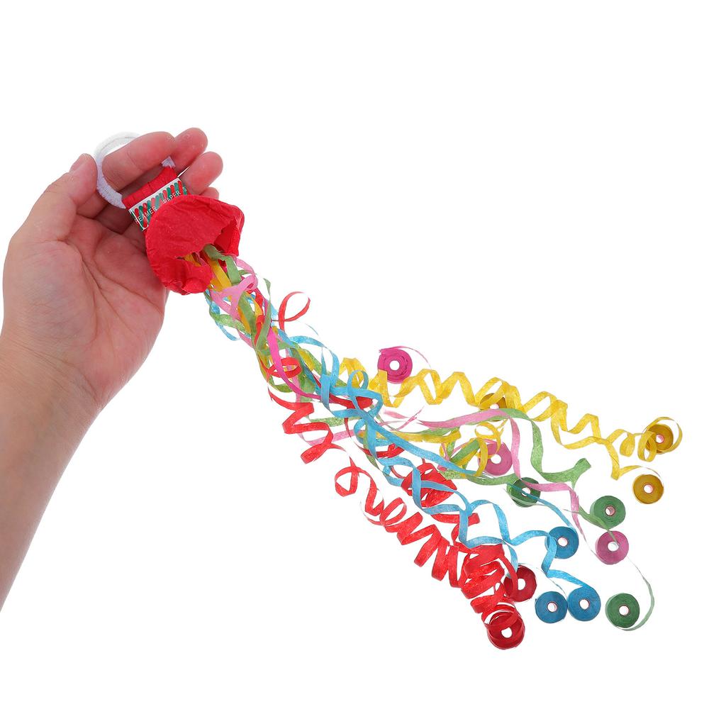 15pcs Hand Throw Streamers No Mess Confetti Paper Hand Throw Ribbon For Christmas Party Decorations Graduation Wedding Birthday
