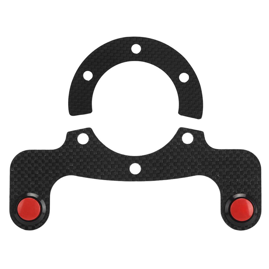 Steering Wheel Horn Button Carbon Fiber External Horn Button Kits for MOMO/OMP/Nardi/Sparco 6 Bolts Steering Wheel
