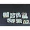248Cts. Natural Wild horse Jasper Octagon Cabochon Loose Gemstone 7Pair Lot C-1463
