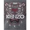 Herren T-Shirt - KENZO - Tiger - Dunkelgrau - Kurzarm - 100% Baumwolle
