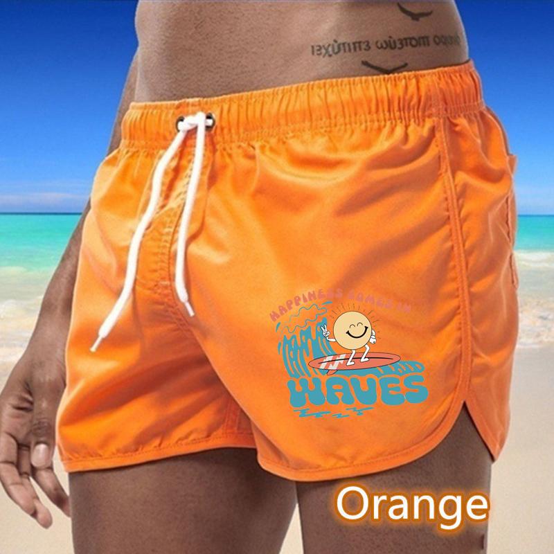 

68 Summer Men s Quick-Drying Swim Trunks Printing Sports Pants Swimwear Beach Shorts Jogging Shorts S