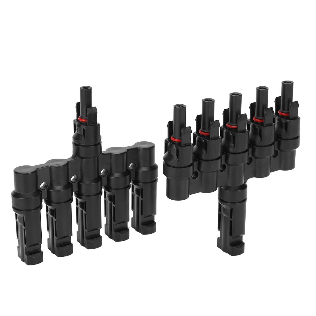 2Pcs Branch Connector 5 To 1 Photovoltaic Cable Connecting Pipe for Solar Energy Panel