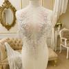 Exquisite Flower Embroidered Patches Elegant Clothing Applique Fashion Clothes Patches Bridal Wear