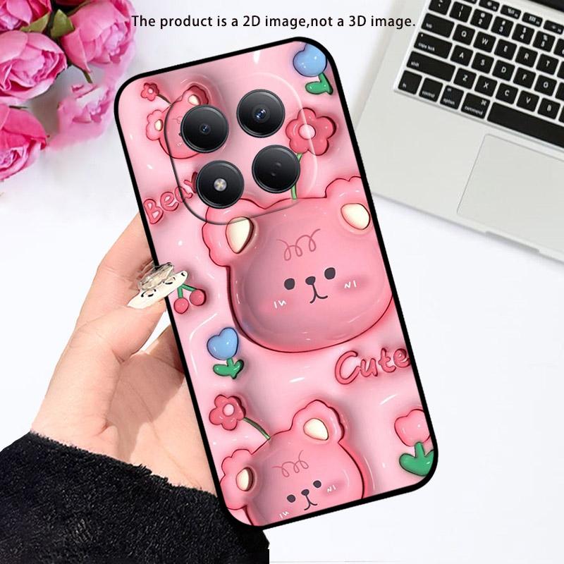 Phone Case For Xiaomi Redmi Note 15 Note15 Pro Plus Pro+ 5G Shockproof Bumper Soft TPU Cover Coque Note15Pro Silicone Fundas