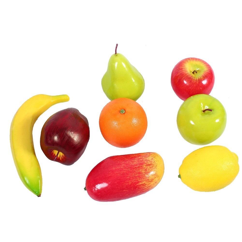 8x Artificial Fruit Home Party Fake Lifelike Home Kitchen Display Props