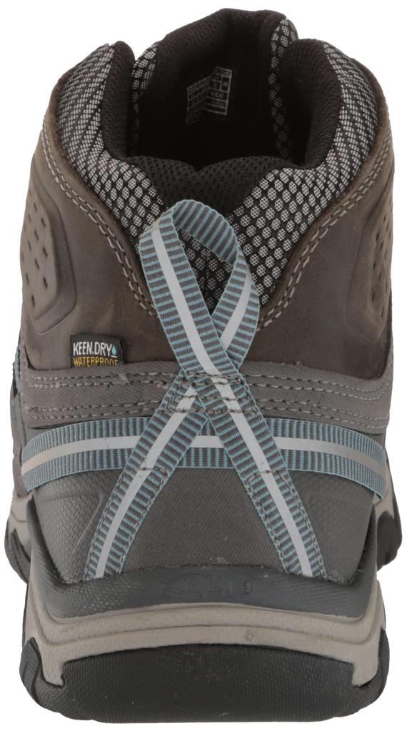 KEEN Targhee III Mid WP Waterproof Trekking Size Women's Shoes, Magnet/Atlantic Blue, 25.5cm