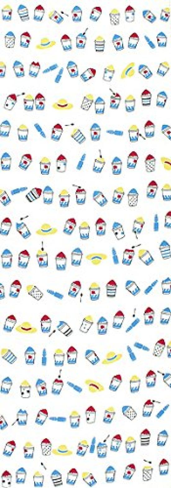 

Крашение полотенца для рук Анбо, аутентичный крашеный хлопок Токуока, сделано в Японии, 35 см x 100 см, «Бритый лед», 100%