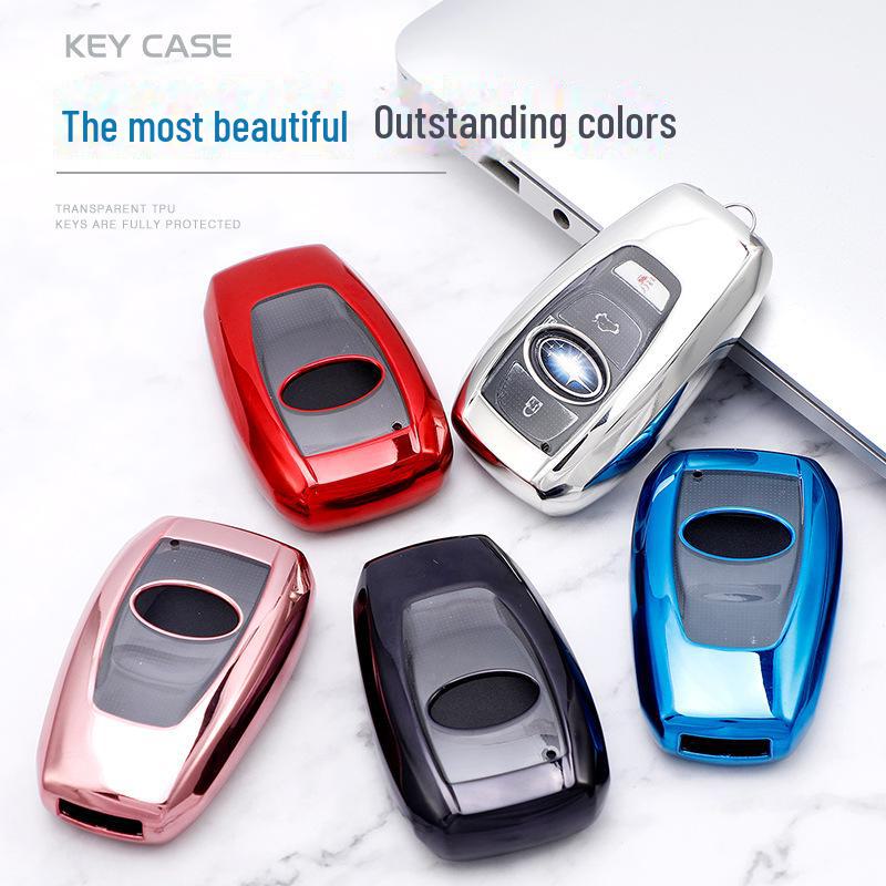 "TPU Soft Rubber Key Cover for Subaru XV, Forester, Outback, and Legacy"