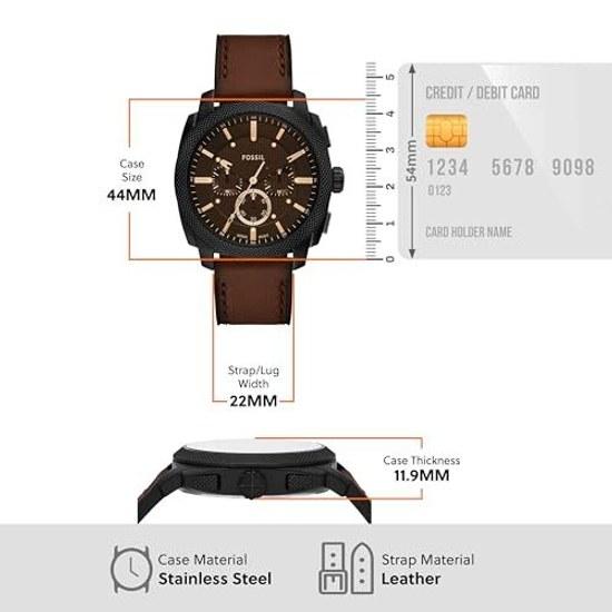 Ceas de mână Fossil Mecanism FS6101 Bărbați Maro