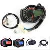 LCD Digital Motorcycle Speedometer Odometer Dirt Pit Bike Gauge Moto Dashboard Meter 7 Colors  Tachoguage With Alarm Lamp