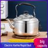 Large Capacity Stainless Steel Electric Kettle - Fast Boiling for Commercial and Home Use