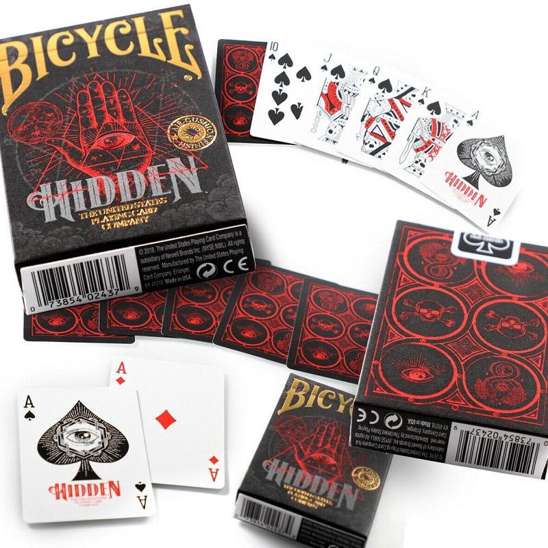 Bicycle Hidden Playing Cards Deck Poker Size Card Games Magic Tricks