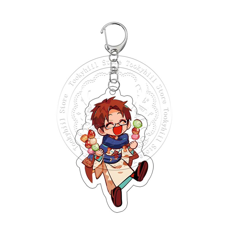 Hanako-kun Cartoon Acrylic Keychain Kawaii Nene Aoi Sousuke Anime Role Characters Collection Acg Pendant Bag Decor Birthday Gift