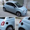 ABS Uhlíkové Vlákno/Černá Pro Fiat 500 2016-2024 Dekorativní Samolepka na Vnější Kryt Palivové Nádrže Auta Příslušenství do Auta