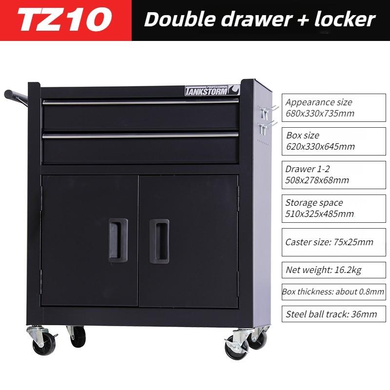 Multifunctional Mobile Cabinet Trolley Tool Box Trolley Tool Cart Storage Toolbox Tank Drawer Auto Repair Cart