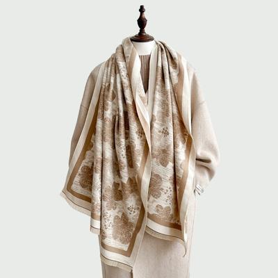Leichter Luxus Imitat Kaschmir Schal Damenbekleidung mit großem Schal Party Schal Klimatisierter Raum Warmer Schal Decke