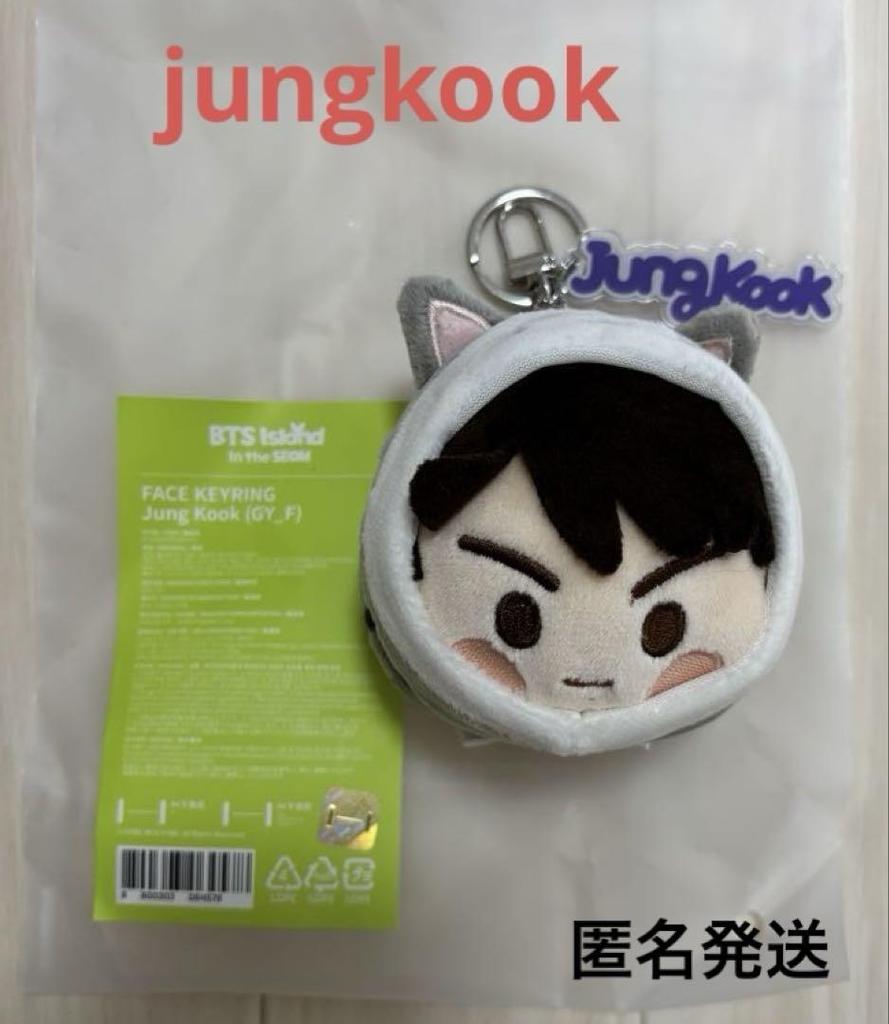 [USED] BTS ISLAND IN THE SEOM Face Key Ring Jungkook