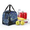 Noche estrellada (Vincent Van Gogh) Bolsa de Almuerzo Térmica para Mujeres Niños Cajas de Comida Portátiles Fiambrera Térmica Bolso Tote