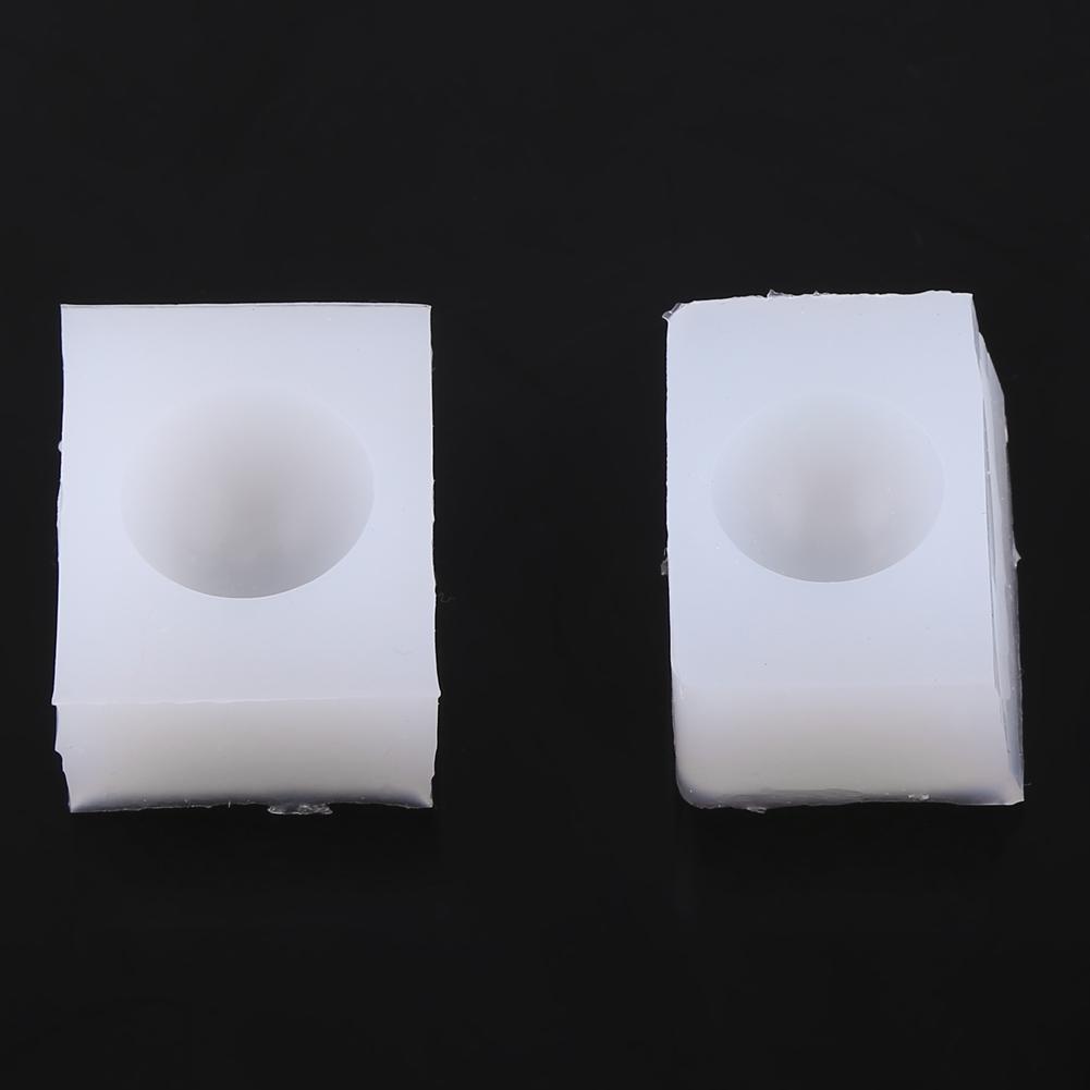 5PcsSet Creative DIY Half Round Cabochon Silicone Mold Mould For Epoxy Resin Jewelry Making
