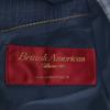 British American Striped Pattern suit Setup 96A6 Navy Men's Used
