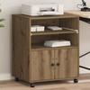 Printer Stand Artisan Oak 60 x 48 x 74 cm Particleboard
