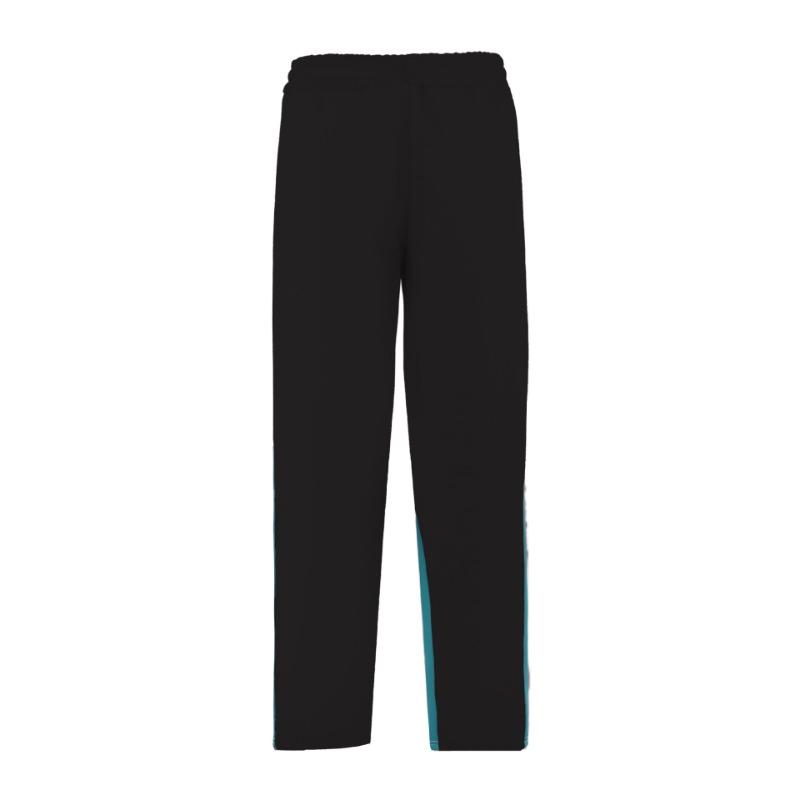 Men's Funky Pants Casual Colour Block Button Trousers Sweatpants Men's Straight Legs