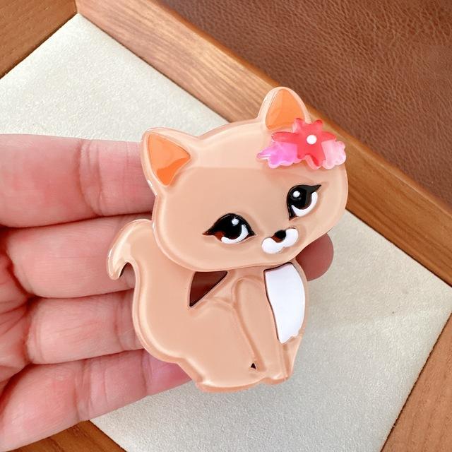

Нова красива акрилова брошка з котом, мультфільм, модна шпилька, тварина, дизайн Кітті, аксесуари, доступні 3 кольори