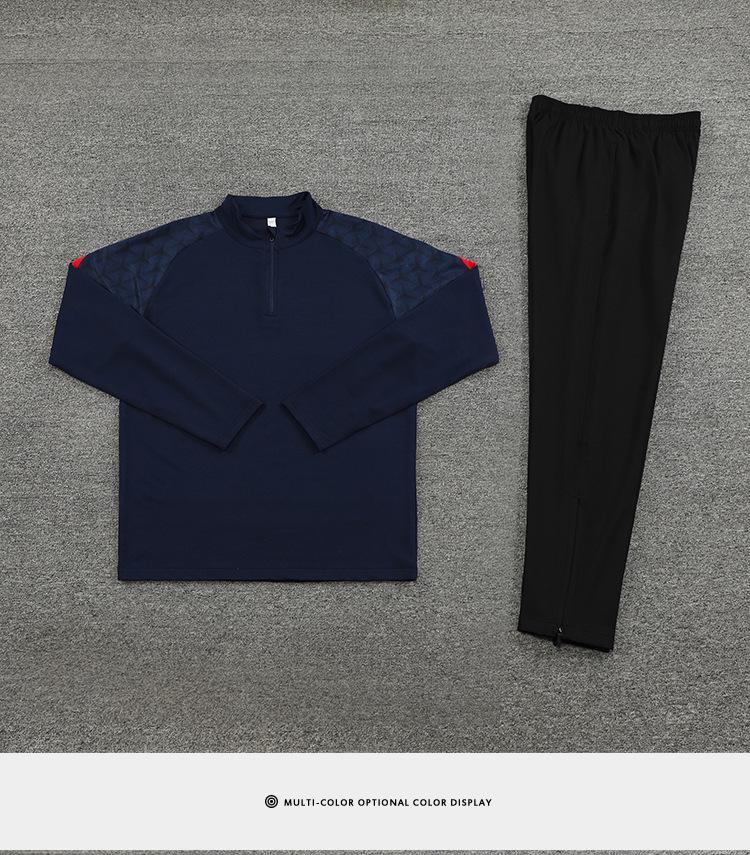 Men's Quick-Dry Sports Suit: Long Sleeve Set for Running, Cycling, Football & Training