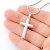 Steel Cross Stainless Pendant For Men Hip Hop Necklace Embellishments Glossy