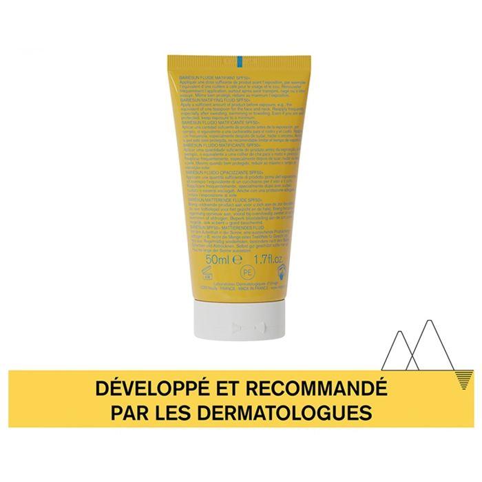 Fluide Solaire - URIAGE - Bariésun Mat - SPF50+ - Peaux Mixtes à Grasses - 50ml