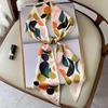 New Decorative Scarf for Spring and Autumn Summer  Women's Fashionable Scarf  Collarbone Scarf  Headband  Thin and Narrow Strips  Tying Bag
