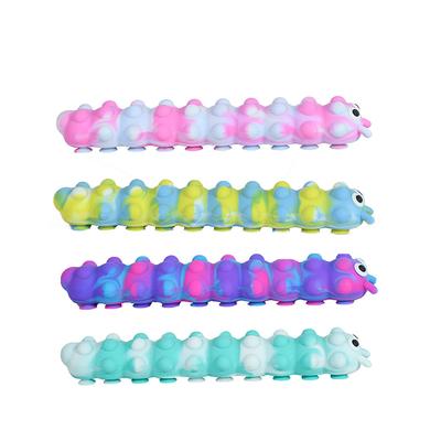 Caterpillar, Magic Sucker Toy, Puzzle Decompression Silicone Magic Sucker Toy, Soothing Stress Emotions