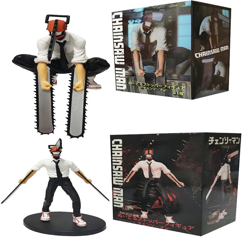 15/18cm Chainsaw Man Denji Anime Figur Denji/Power Action Figur Chainsaw Man Denji Figur Erwachsene Sammlerstück Modell Puppe Spielzeug