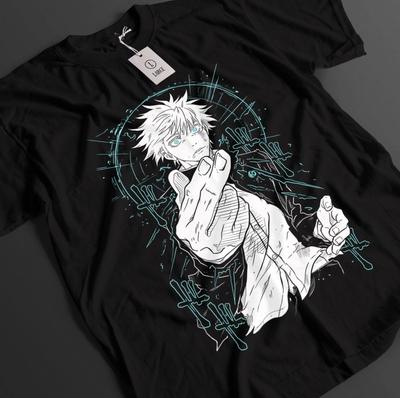 Jujutsu Kaisen Shirt Gojo Satoru T-Shirt Sukuna Toji Top JJK Anime Unisex Tee