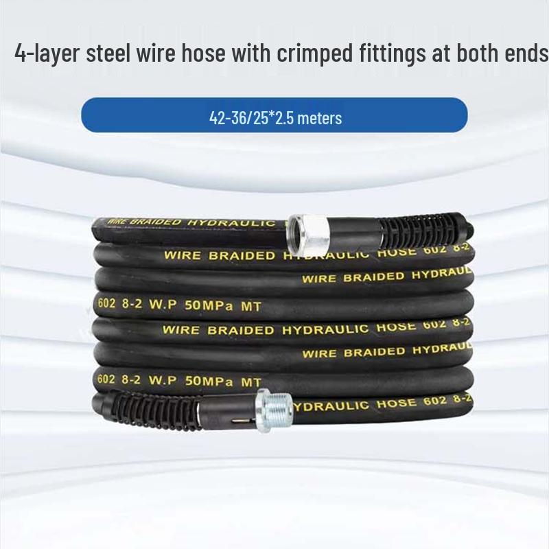 Heavy-Duty 4-Layer Steel Wire Hose