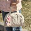 Original Large-capacity Floral Canvas Tote Bag New Mori Flower Commuter Shoulder Bag Niche Handbag