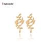 New Fashion Ear Clips For Women Jewelry High Quality Copper Metal Gold Plated Ear Clip Earrings Wholesale