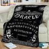 Gothic Ouija Tarot Čarodějnictví Horor Lebka Deka, Flanelová deka pro Halloween Ložnice Pohovka Pohovka Piknik Turistický obal Dárek