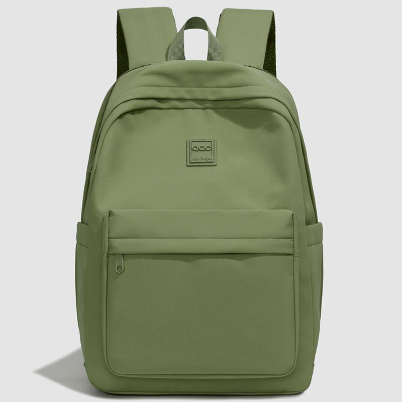 Schoolbag manufacturers wholesale 1011 new simple versatile backpack women's leisure junior high school college student schoolbag going out backpack