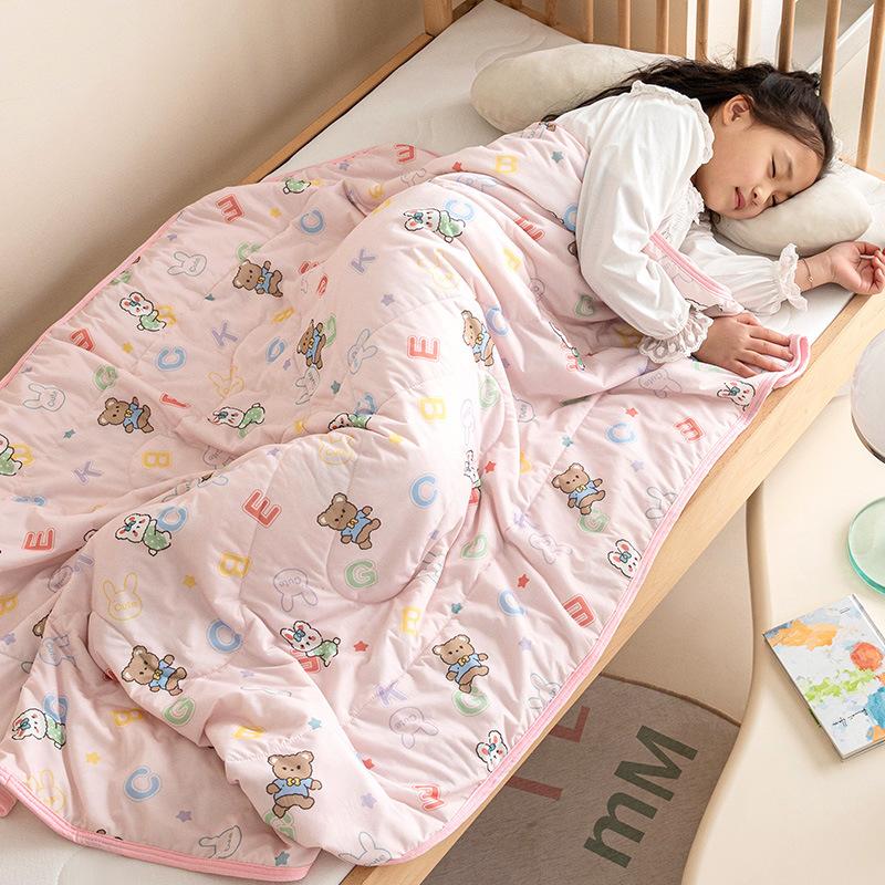 

Детское летнее одеяло класса А, Летнее одеяло с охлаждающим эффектом, Мягкое липкое одеяло-плед для детского сада с кондиционером 120x150cm