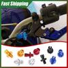 2pcs Motorcycle Handle Brake Hose M10 Screw Motorcycle Clutch Cable Aluminum Adjuster Clips Motorcycle Brake Cable Fixing Screws