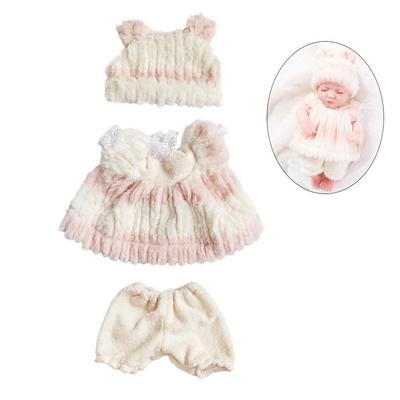 30cm Reborn Doll Plush Clothing Set - Realistic Dress-up Toy Accessories, Hot Selling DIY Outfit Set