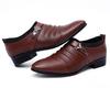 Aofu 2266 Men's Pointed Toe Slip-On Leather Formal Shoes