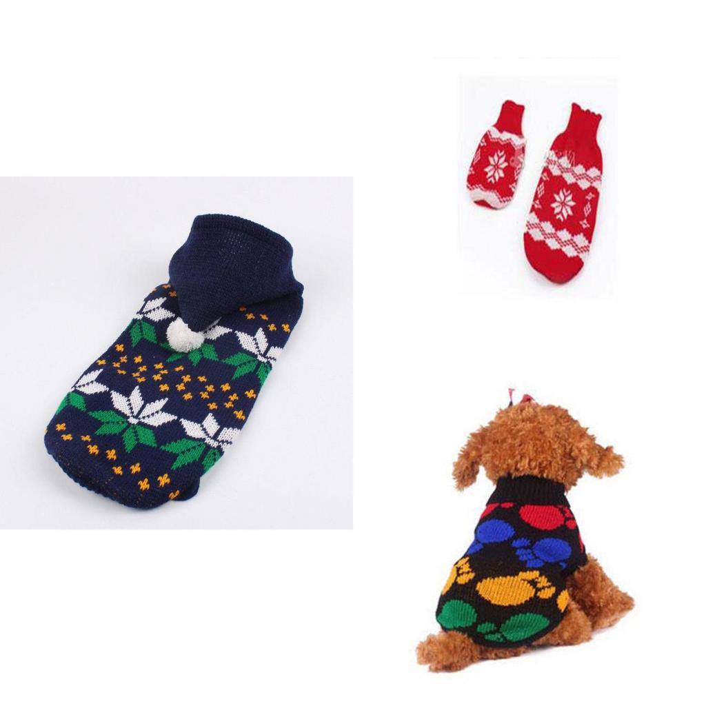 Pet Sweater For Dogs And Cats With Ethnic Design And Pullover Style For Winter Comfort
